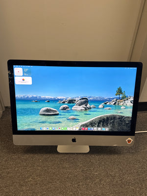 2020 Apple iMac 27" Retina 5K i7 16GB 1TB SSD Works - Cracked Display