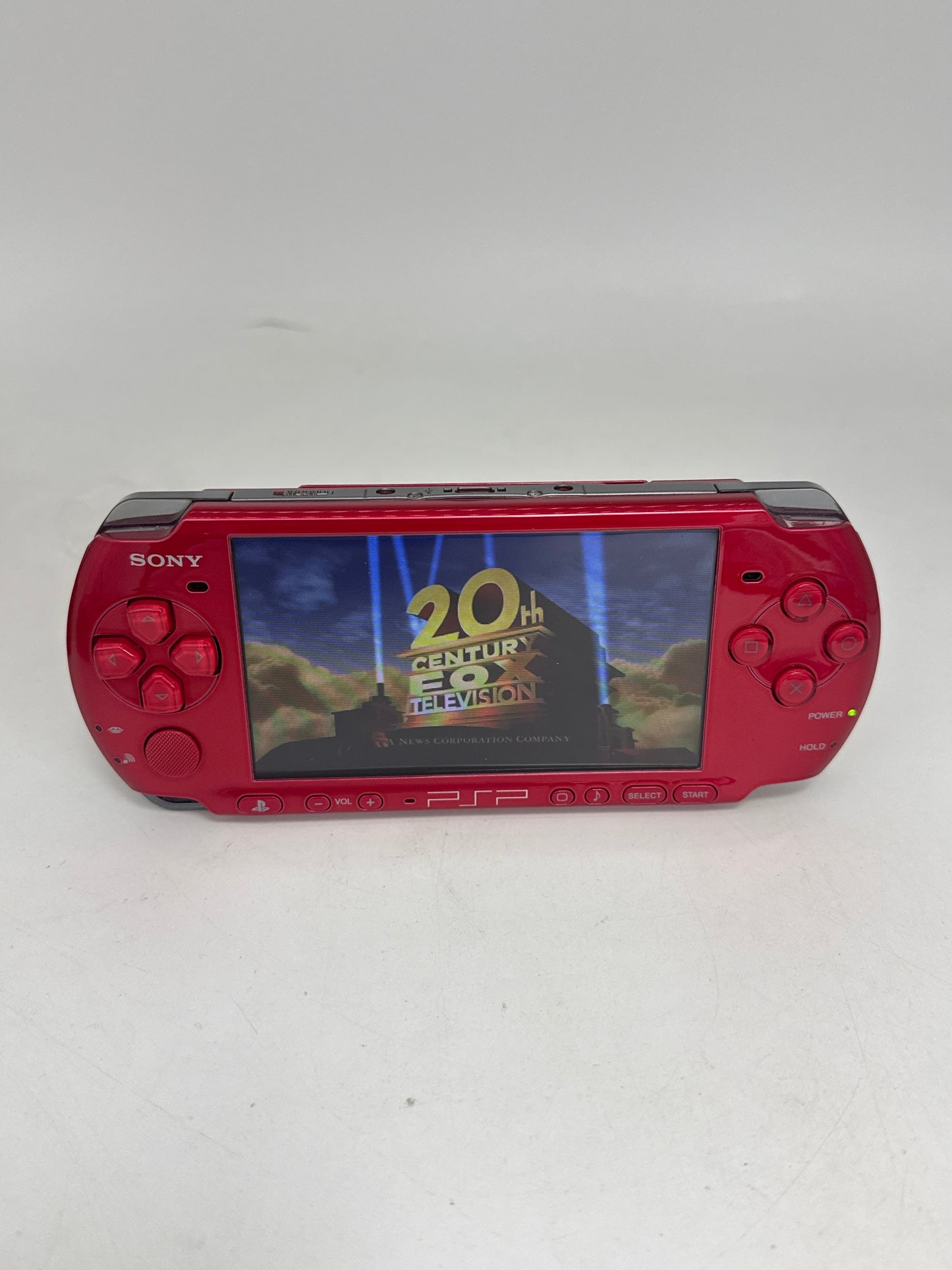 Sony PlayStation Portable PSP-3000 Red Console #364 w/2400mAh Battery & Charger