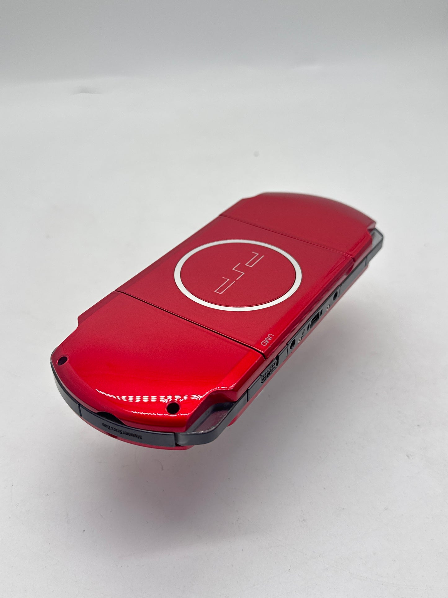 Sony PlayStation Portable PSP-3000 Red Console #367 BAD SCREEN AS IS