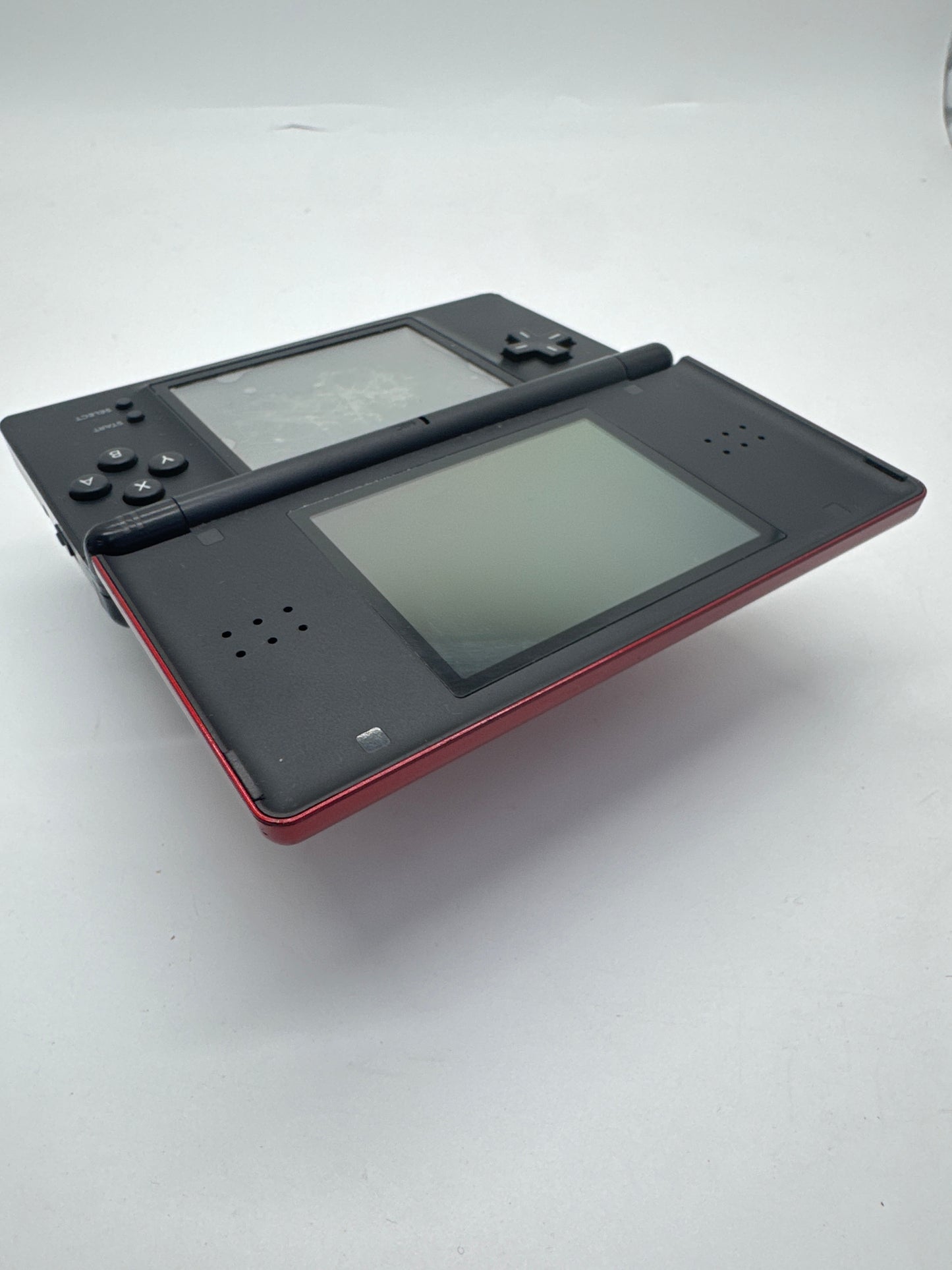 Nintendo DS Lite USG-001 Red Black Handheld Video Game Console Only AS IS