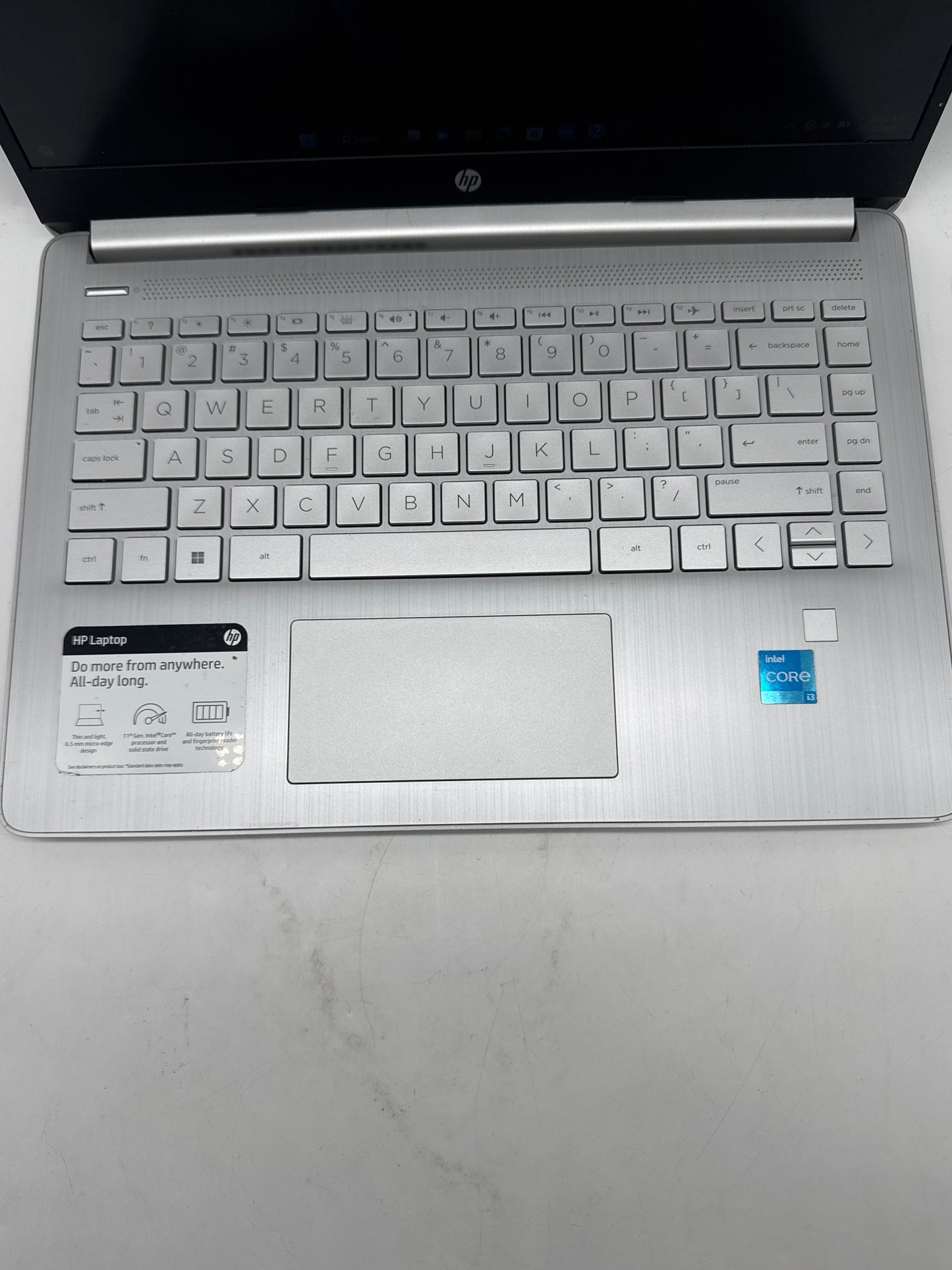 HP 14-DQ2053CL 14" Core i3-1125G4 @2.00GHz 8GB RAM 256GB Silver Laptop
