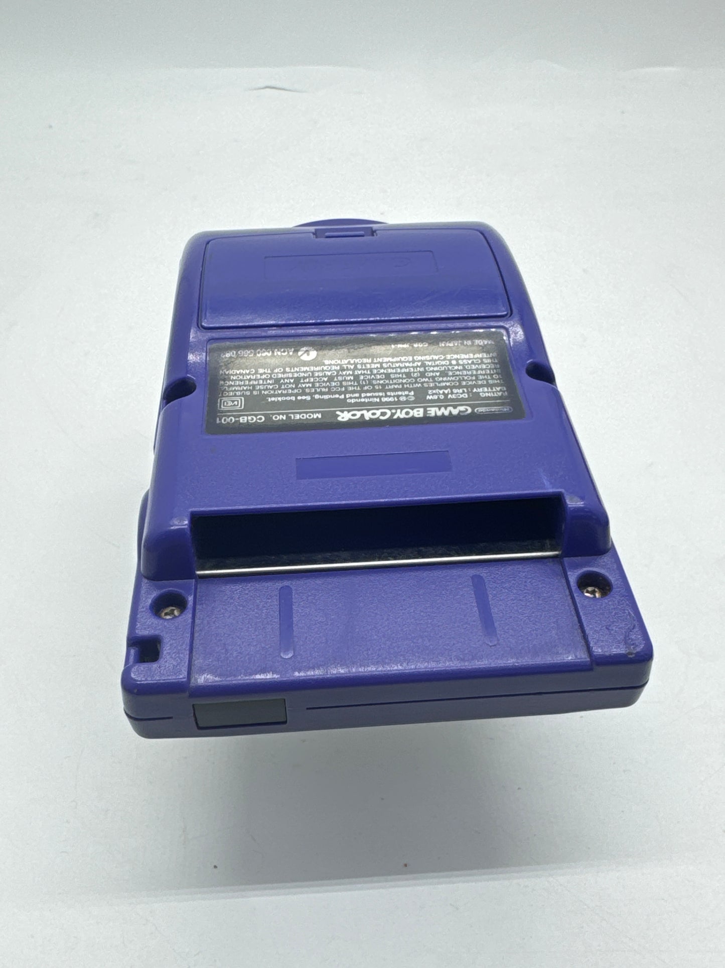 Nintendo Game Boy Color CGB-001 Grape Purple Console Only #321 Aftermarket Shell