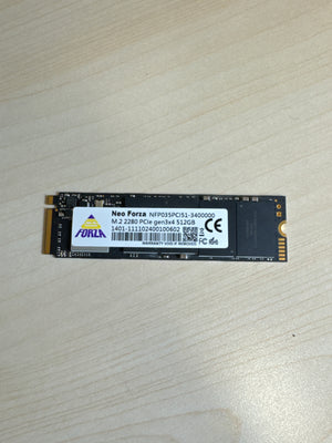 Neo Forza 512GB M.2 NVMe Gen 3.0 x 4 SSD NFP035PCI51-3400000