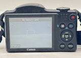 2012 Canon PowerShot SX500 IS 16MP 30x Zoom Black Digital Camera image 2
