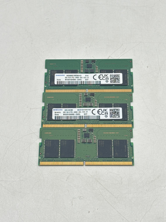 Lot of 3 Samsung 8GB DDR5-4800 SODIMM PC5-38400 RAM M425R1GB4BB0 - Untested