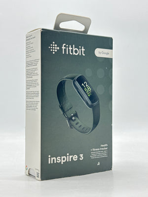 Open Box Fitbit Inspire 3 Activity Tracker FB424BKBK-US Black/Midnight Zen