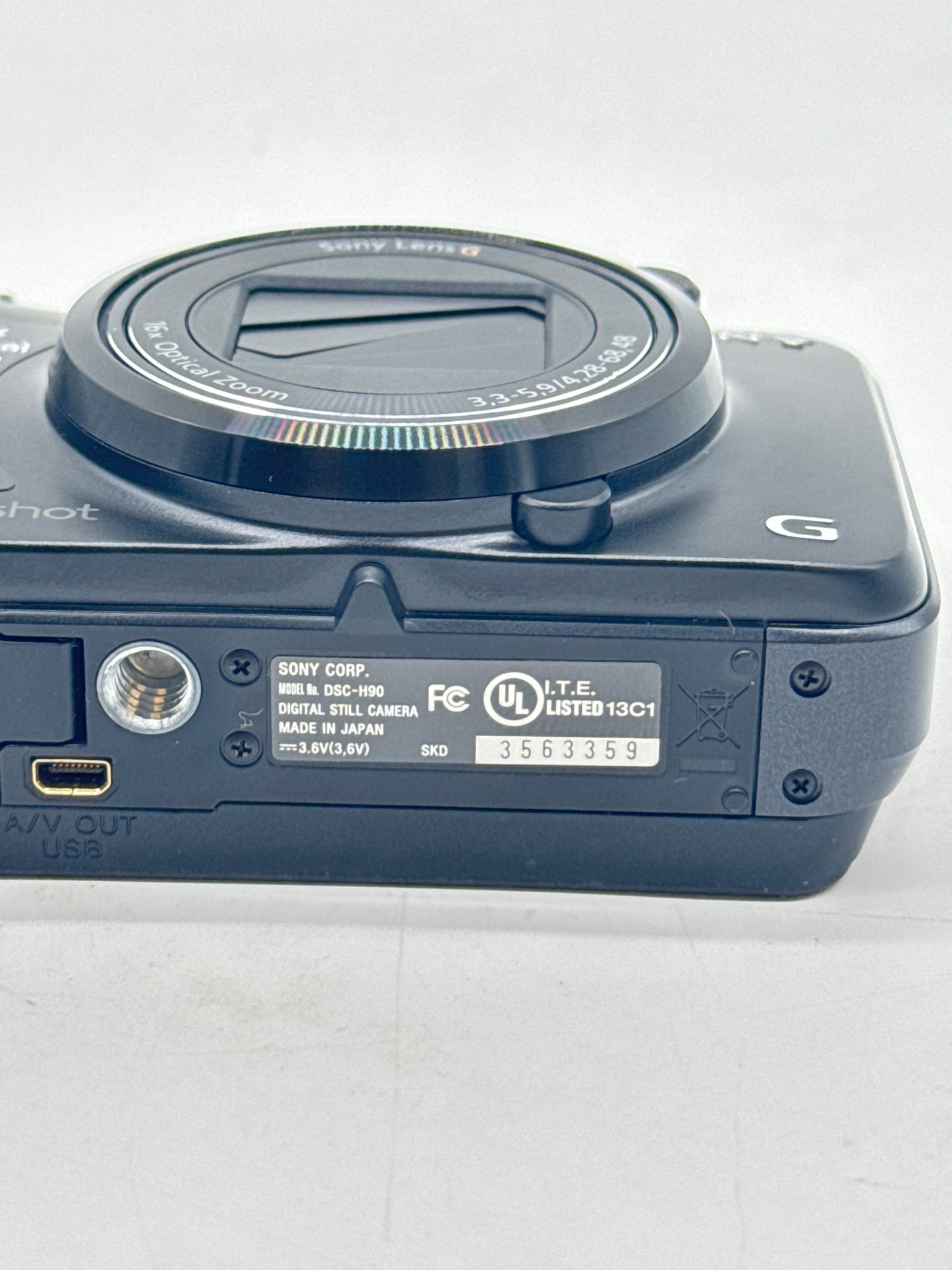 Sony Cyber-shot DSC-H90 16.1MP Compact Digital Camera - Bad Flash