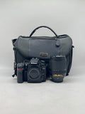Nikon D7500 DSLR Camera w/ Nikkor 18-140mm f3.5-5.6 Lens Bag Battery Used image 1