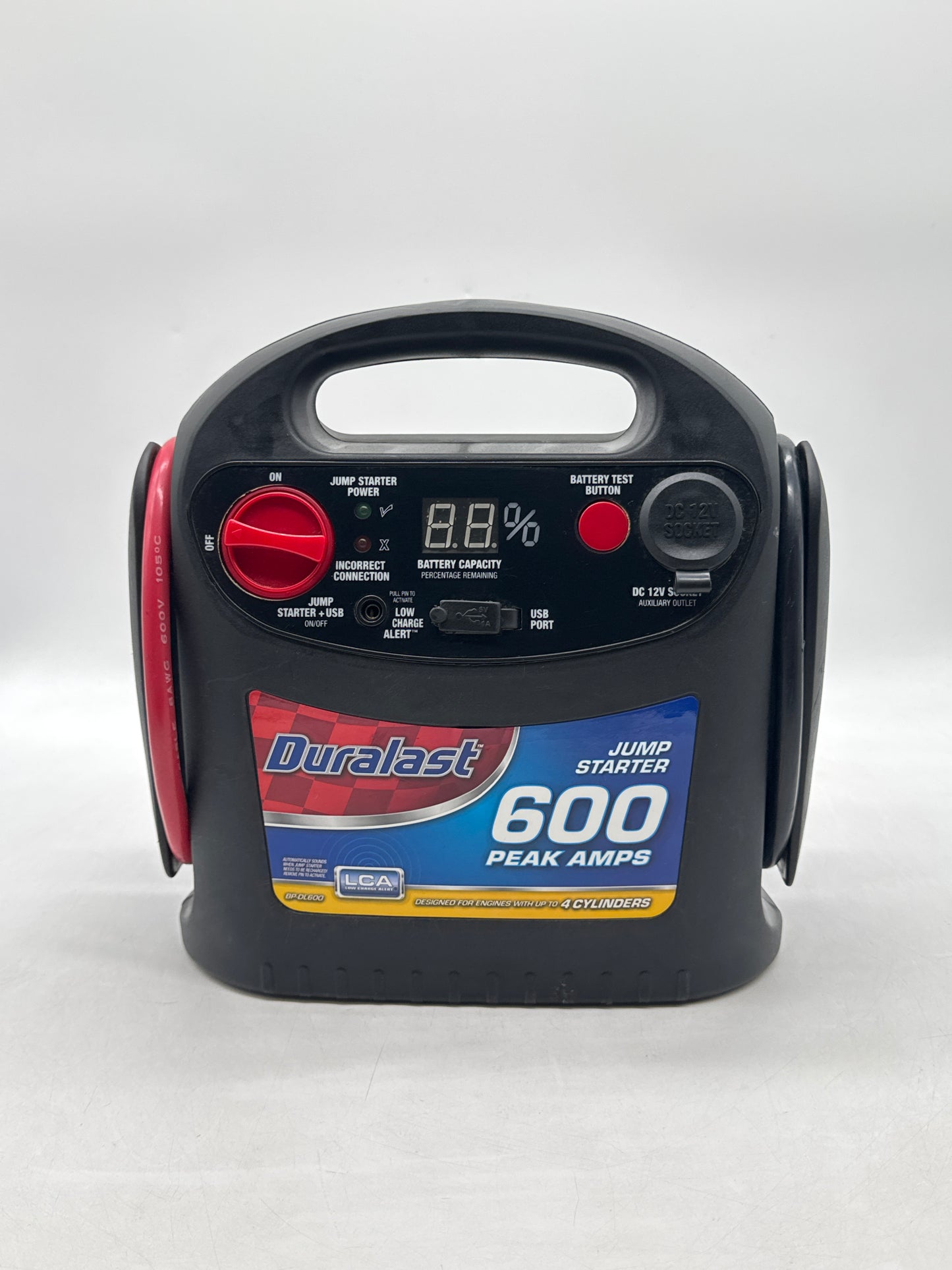 Duralast 600 Peak Amp Jump-Starter Model BP-DL600