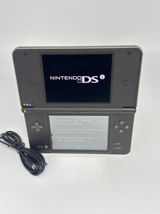 Nintendo DSi LL DS Dark Brown w/ Charger No Stylus Console #17