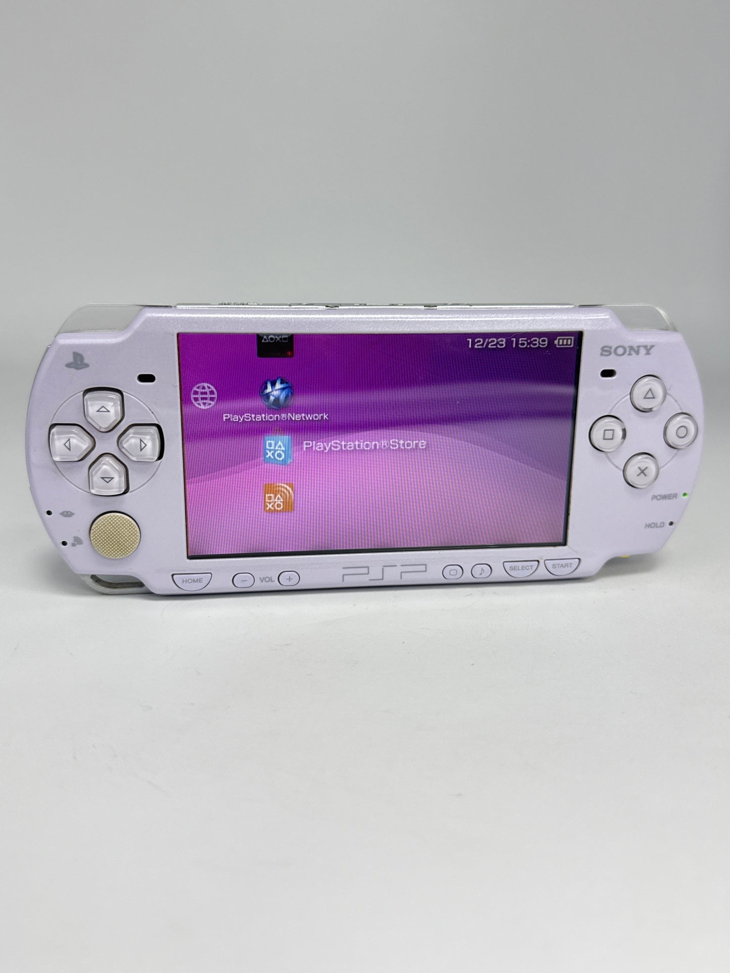 Sony PlayStation Portable PSP-2000 Lavender Purple Console w/ 2400mAh Battery #92