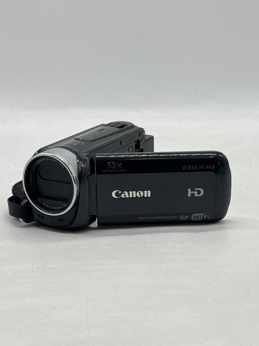 Canon VIXIA HF R42 HD Camcorder Black - Untested