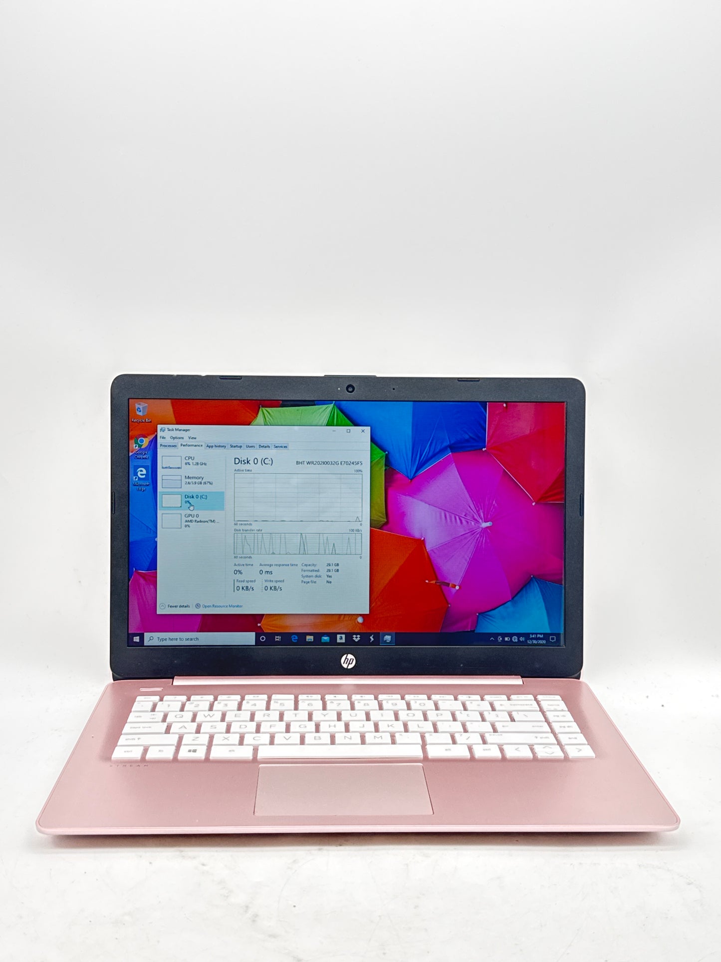 HP Pink Laptop 14" Stream Laptop HP Model DS0040nr Notebook Computer