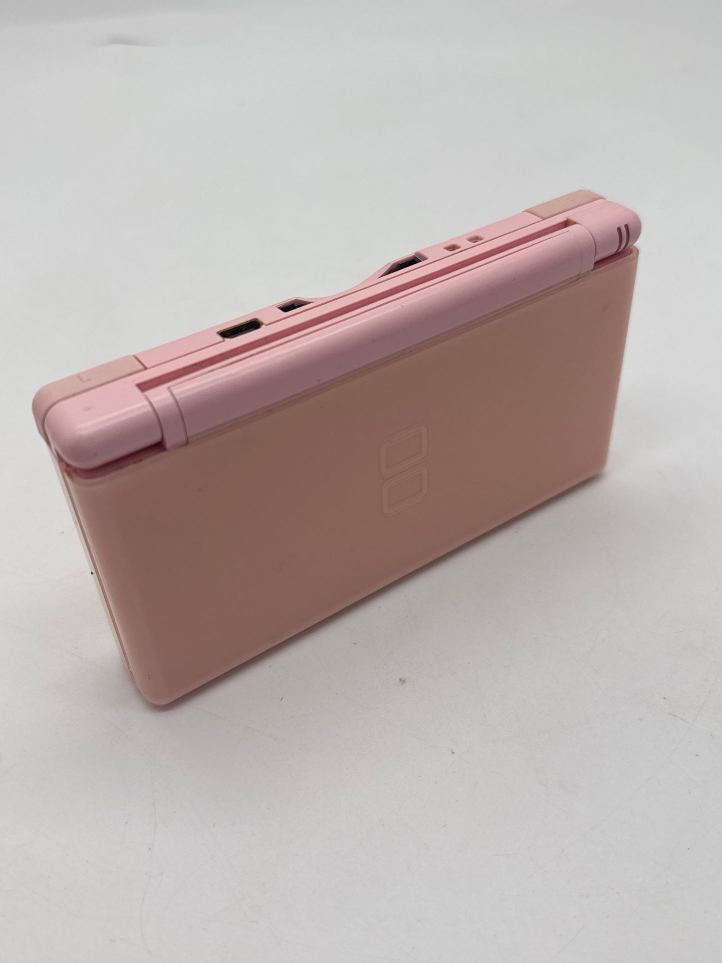 Nintendo DS Lite USG-001 Pink Console #89 No Charger Lines on Bottom Screen AS IS
