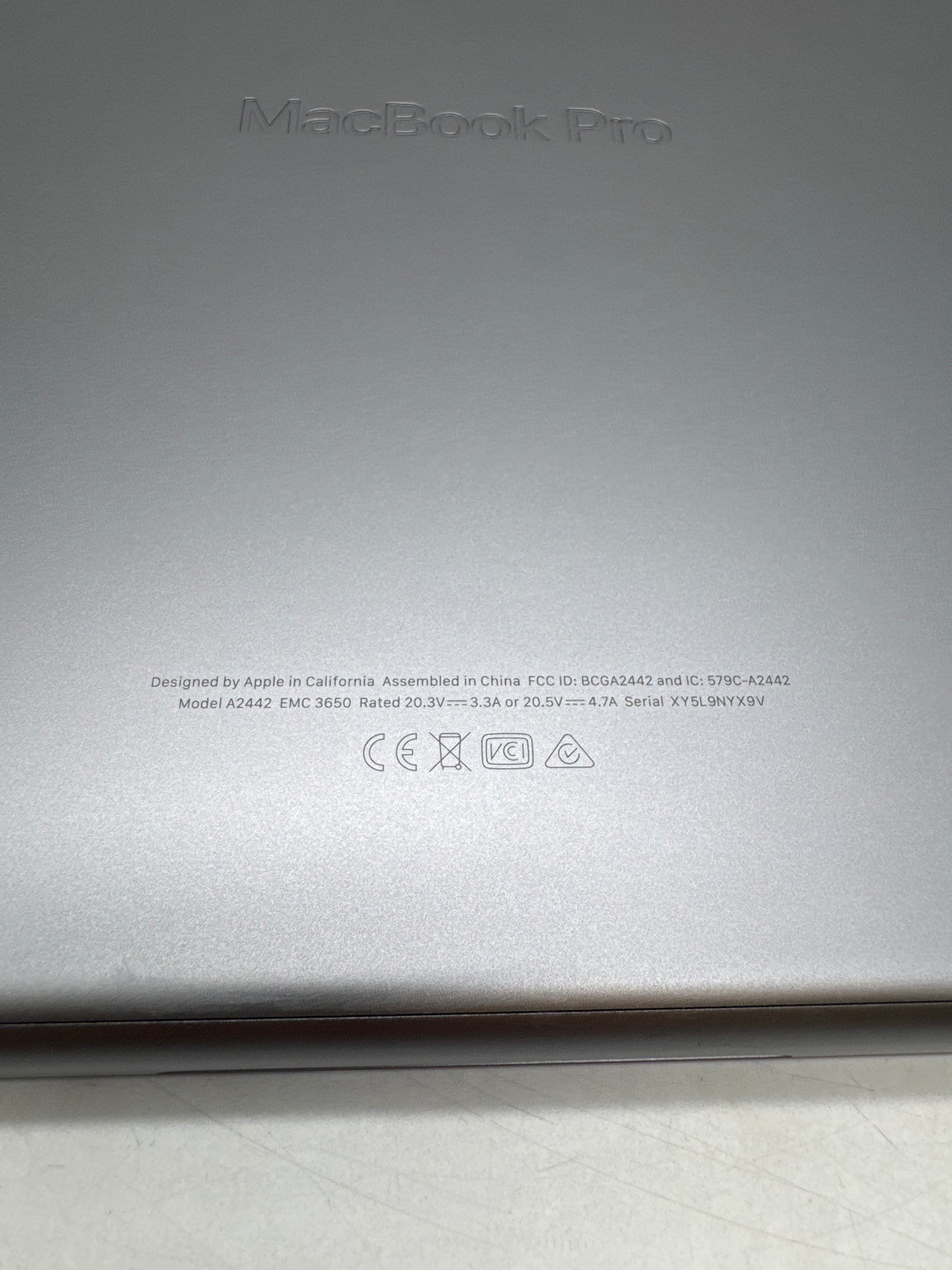 2021 Apple MacBook Pro 14.2" A2442 M1 Pro 8C-CPU 14C-GPU 512GB SSD 16GB RAM