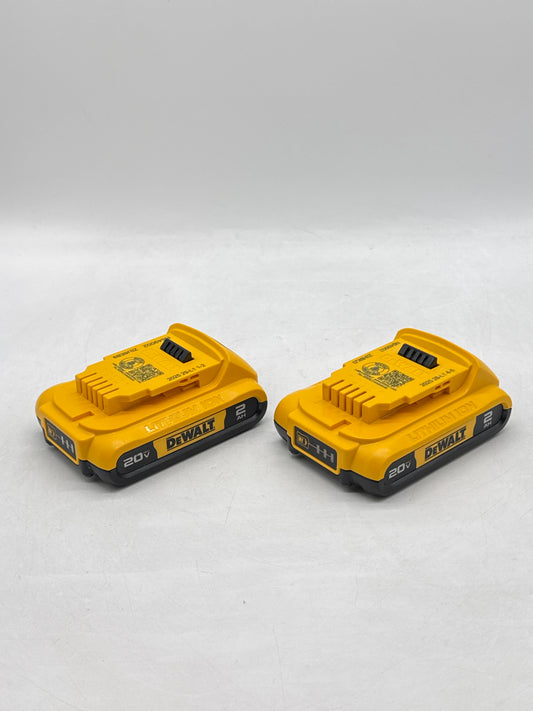 Lot of 2 Dewalt DCB203 20V Max 2AH Li-Ion Battery - New No Box