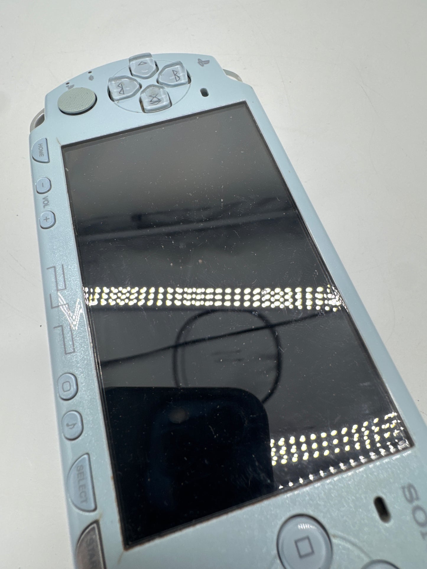 Sony PSP-2000 Blue Console #92 BAD DISC DRIVE FLIMSY POWER BUTTON  READ AS IS