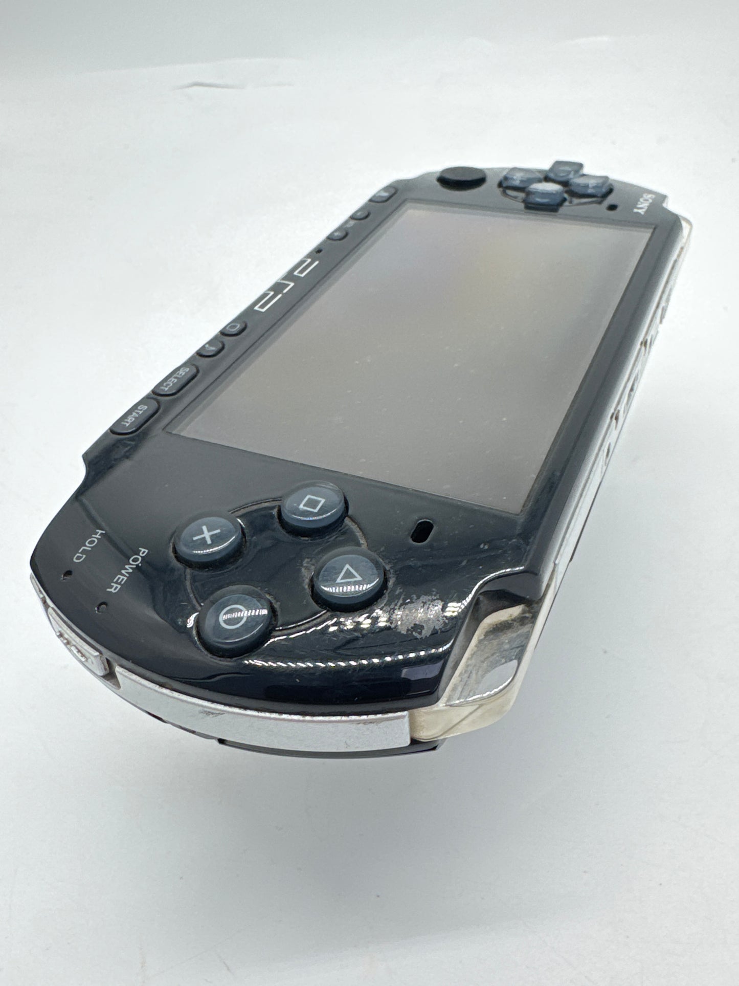 Sony PSP-3000 Piano Black Console #47 w/ 1200mAh Battery No Charger