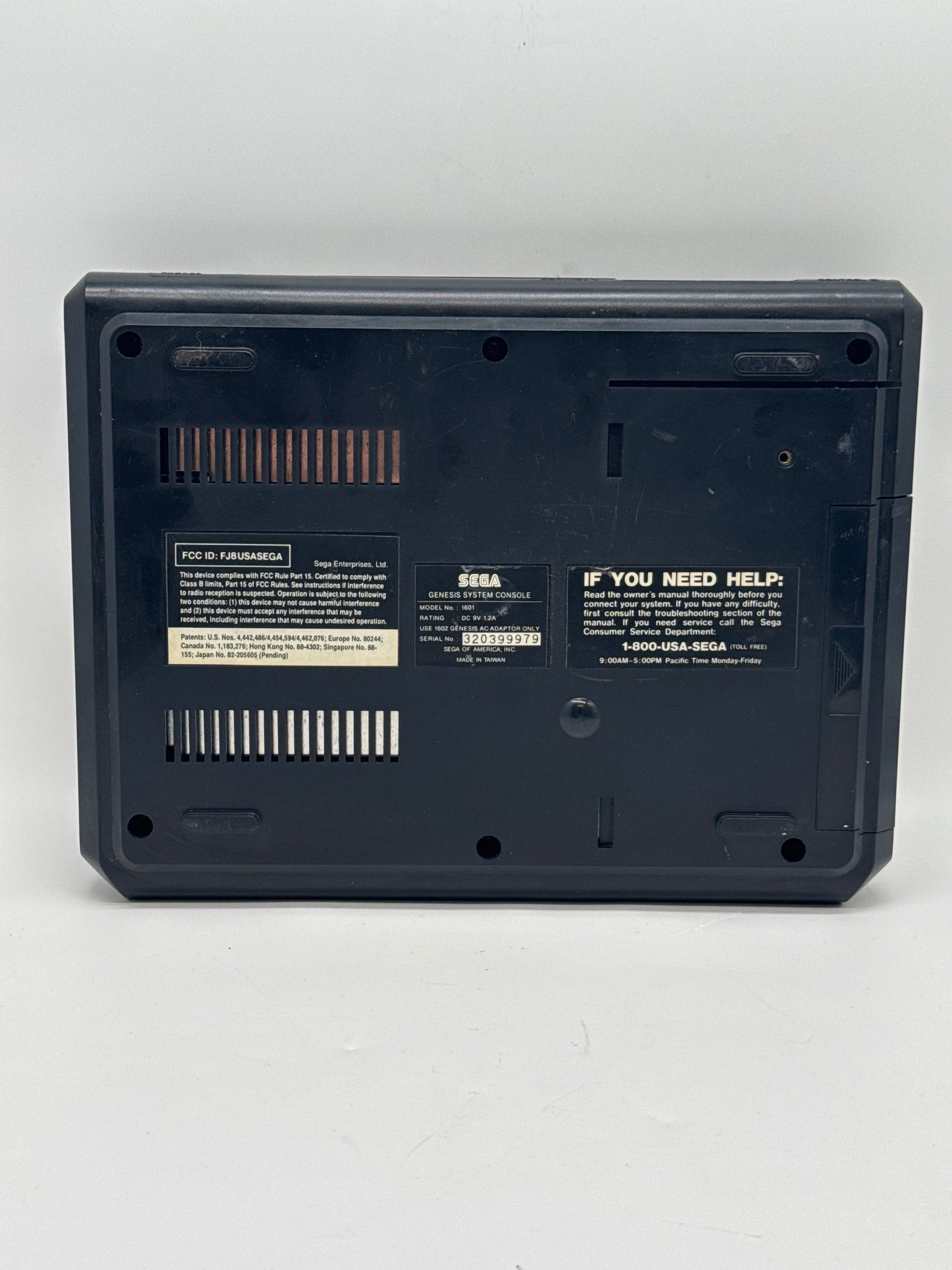 Sega Genesis Model 1 1601 Black NTSC-U/C Home Console - Used