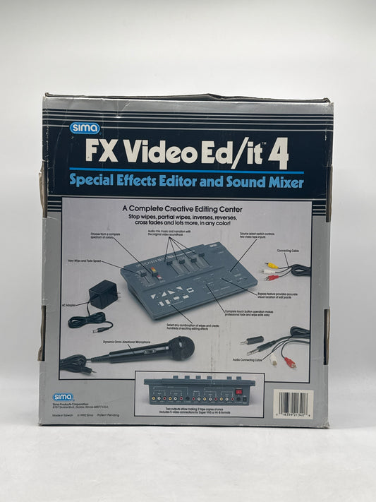 SIMA FX Video Ed/it 4 Special Effects Editor and Sound Mixer