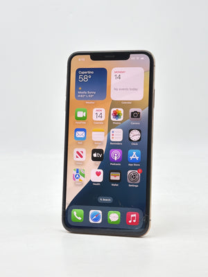 Unlocked Apple iPhone XS Max A1921 64GB Gold 81% BH - Cracked Screen