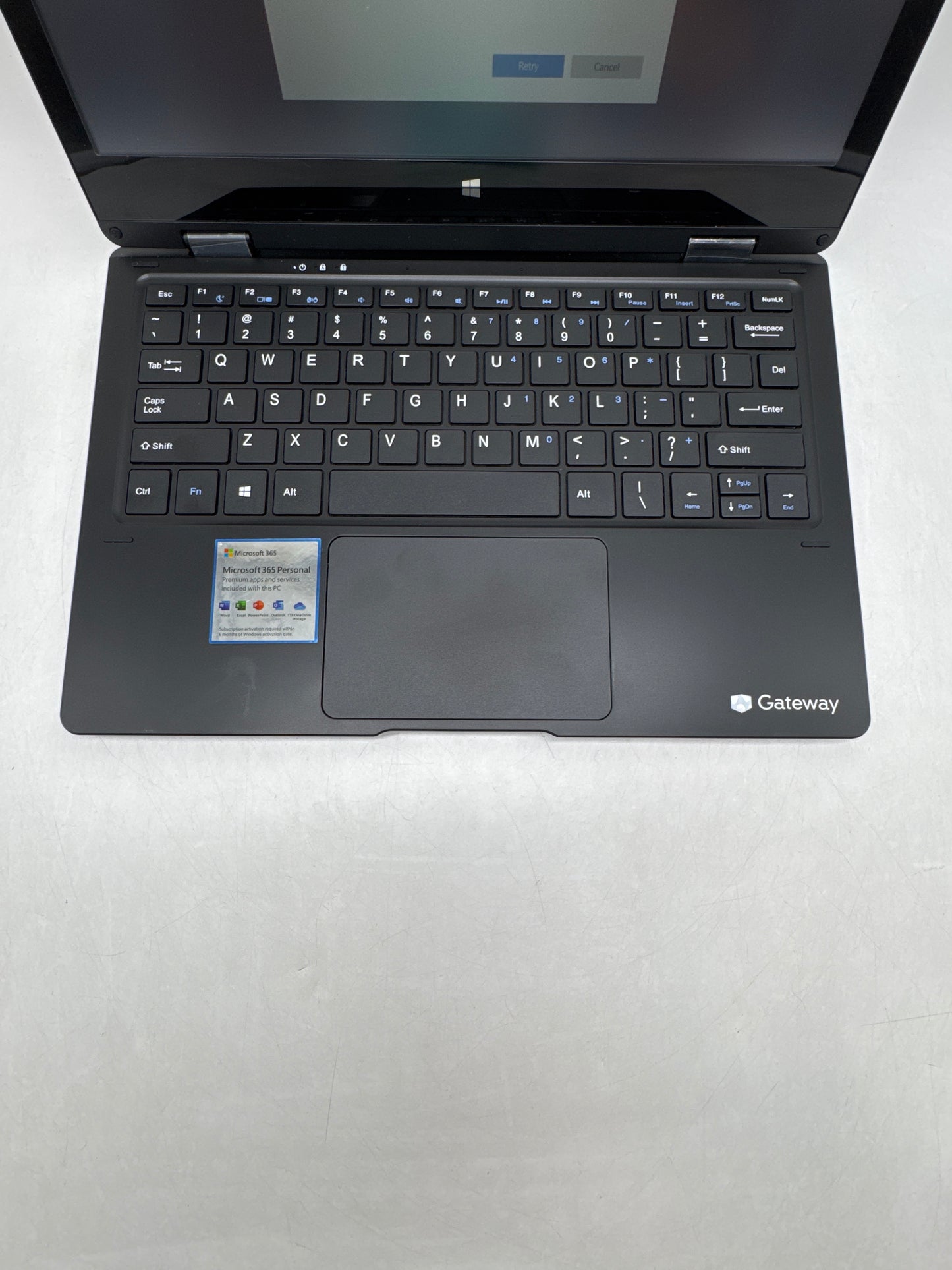 Gateway GWTC16-2BK 11.6" Touch HD Celeron N4020 64GB eMMC 4GB RAM - No OS