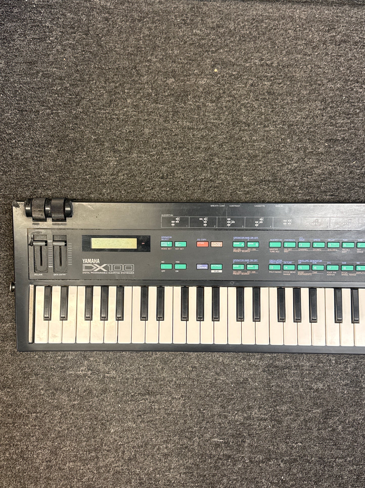 Yamaha DX100 Synthesizer Digital Programmable Algorithm - Read!