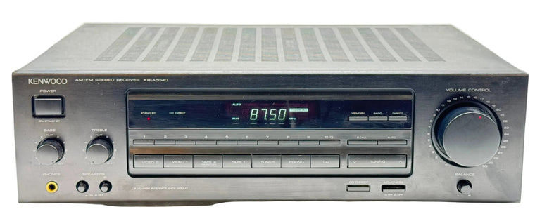 1992 Kenwood KR-A5040 AM/FM Stereo Receiver Black