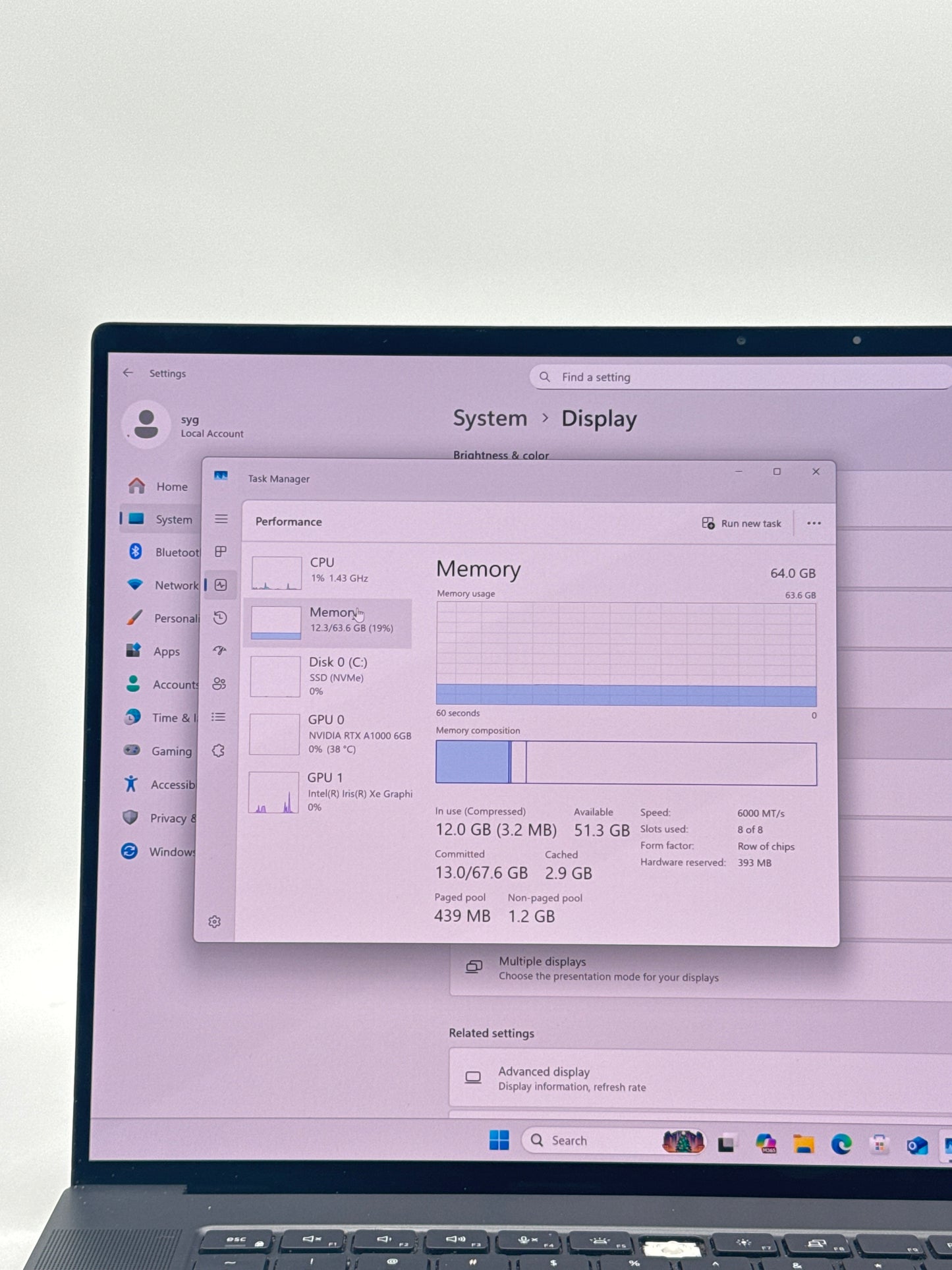 Dell Precision 5680 16" OLED Touch Core i7-13800H 1TB SSD 64GB RAM RTX A1000 Read