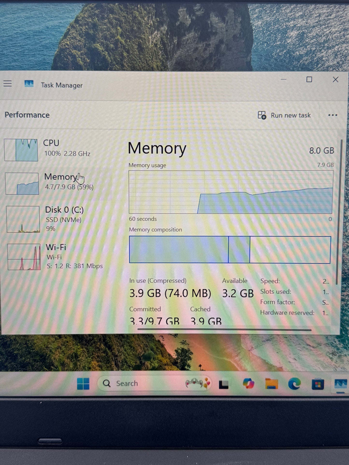 Lenovo ThinkPad L580 Intel i5-8250U 8GB RAM 256GB SSD Laptop #2 READ