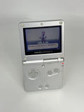 Nintendo Game Boy Advance SP AGS-001 Silver Console with Charging Cable image 1
