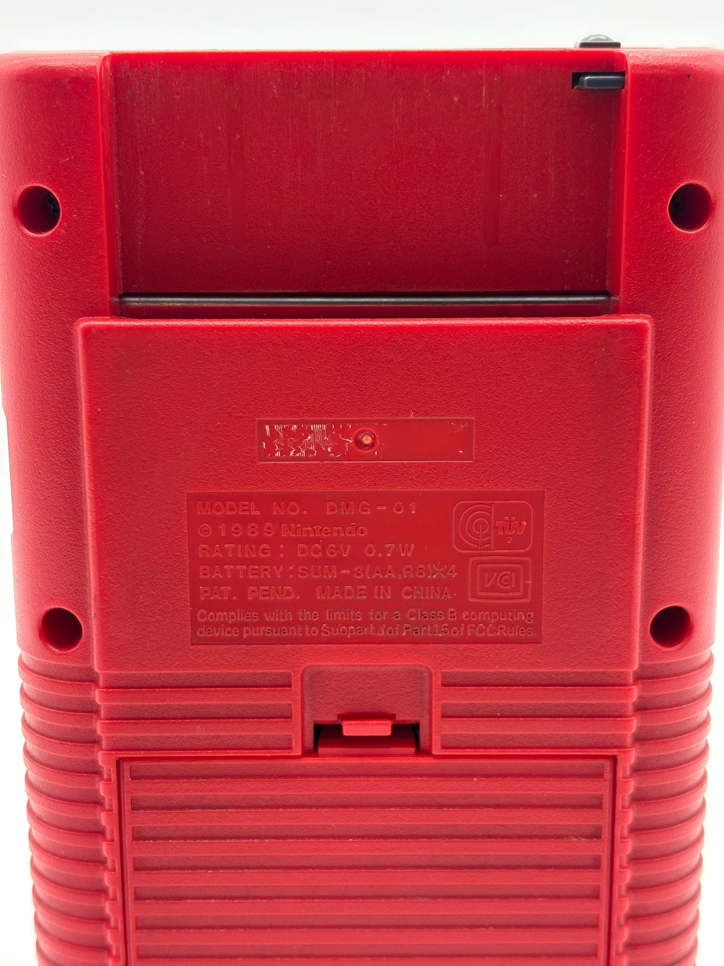 Nintendo Game Boy DMG-001 Red Handheld Console #35