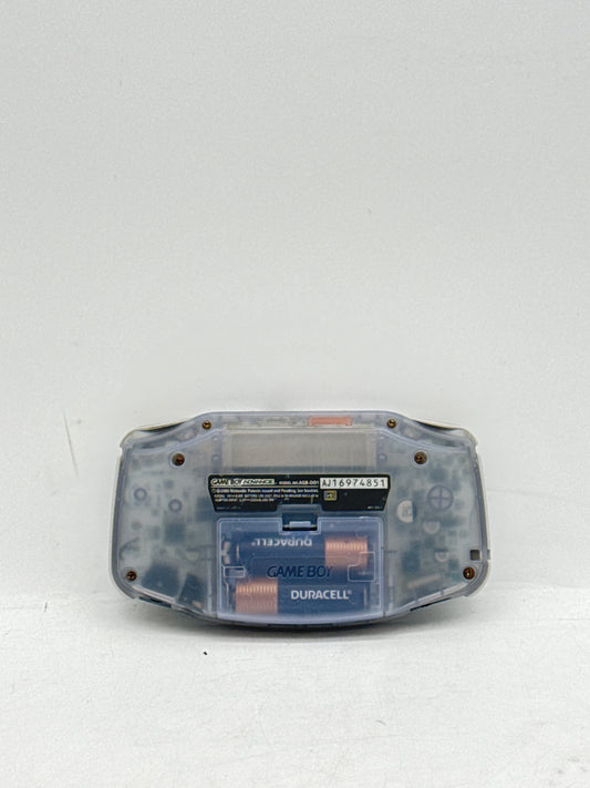 Nintendo Game Boy Advance AGB-001 Handheld Game Console Glacier Clear