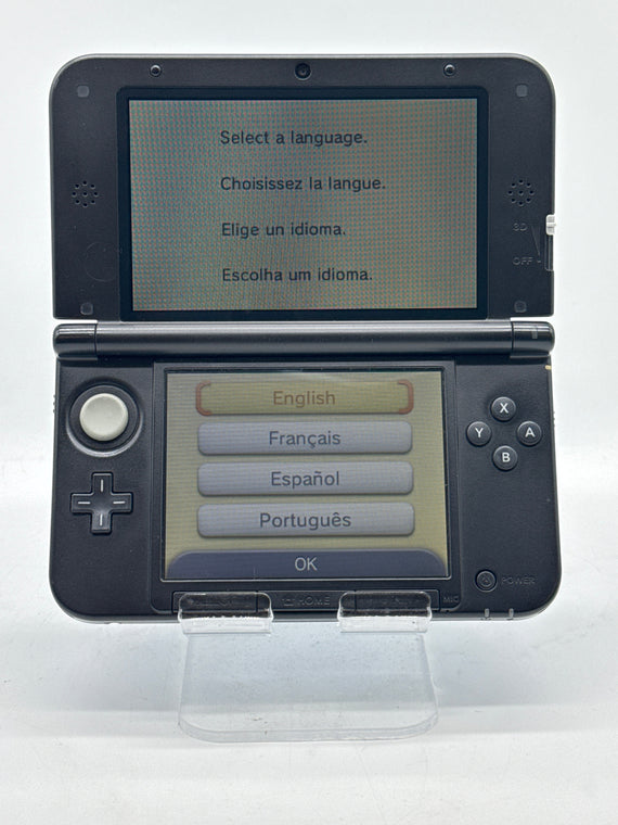 Nintendo 3DS XL LL Console SPR-001(JPN) Blue/Black - Cracked hinge