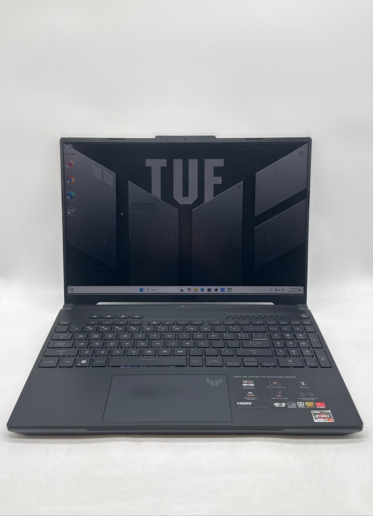 Asus TUF Gaming A16 16" 165Hz Ryzen 7735HS 16GB RAM 512GB SSD RX 7600S - Read!