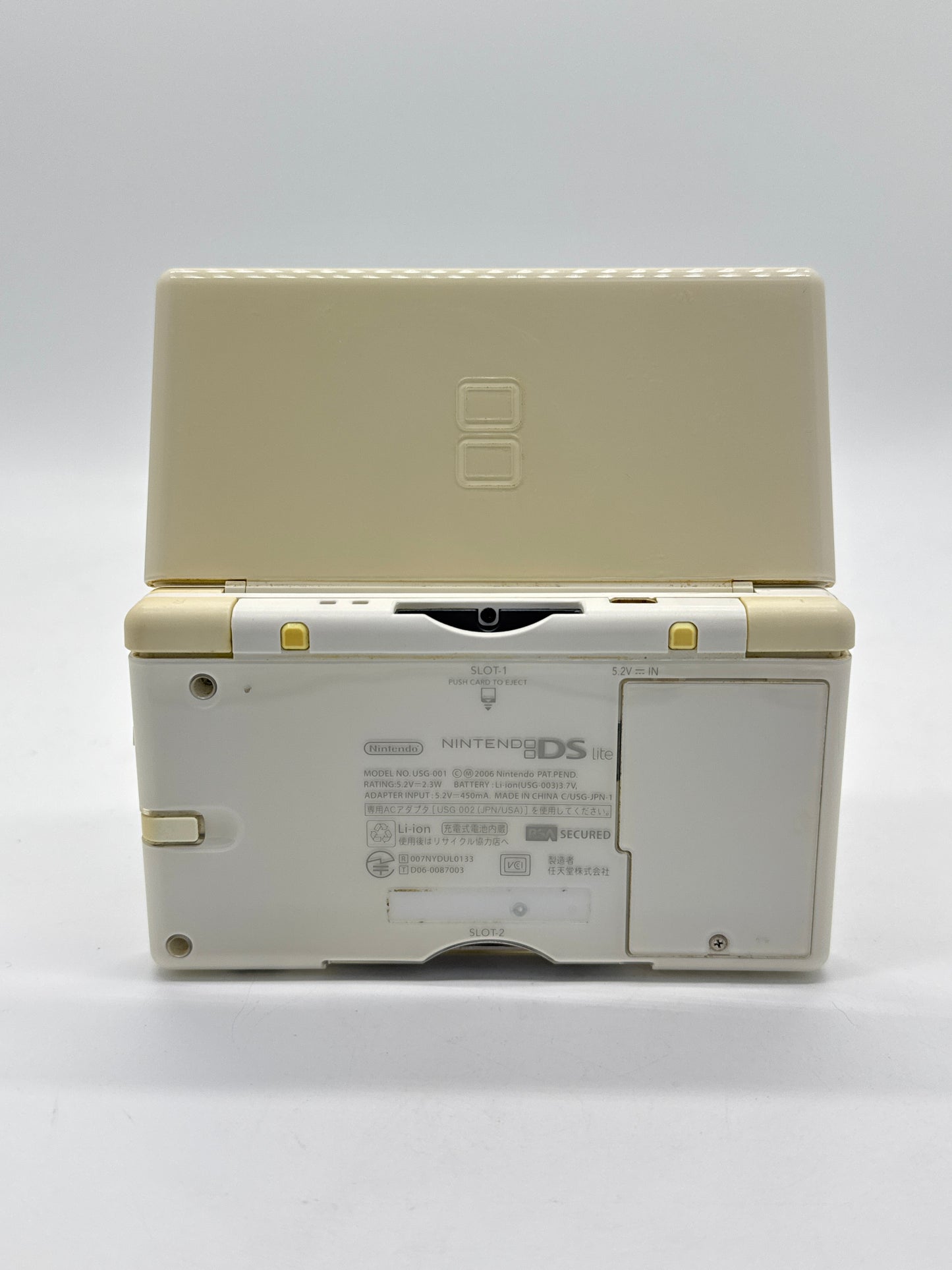 Nintendo DS Lite USG-001 Polar White Console w/ Stylus #46