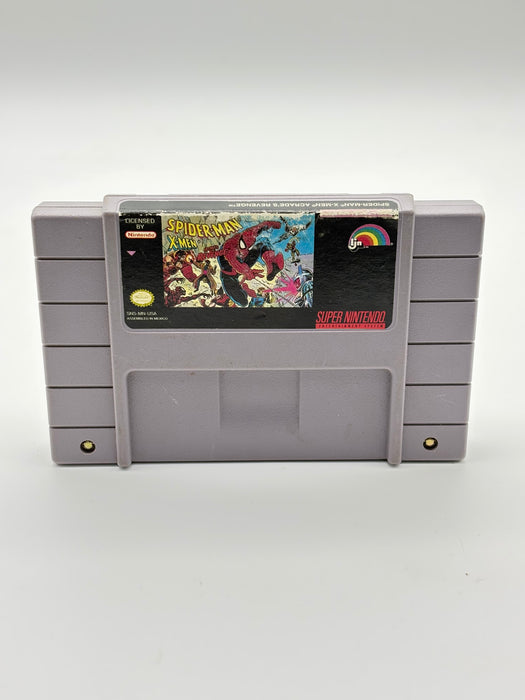 Spider-Man X-Men Arcade's Revenge Super Nintendo SNES Game Cartridge Free Shipping