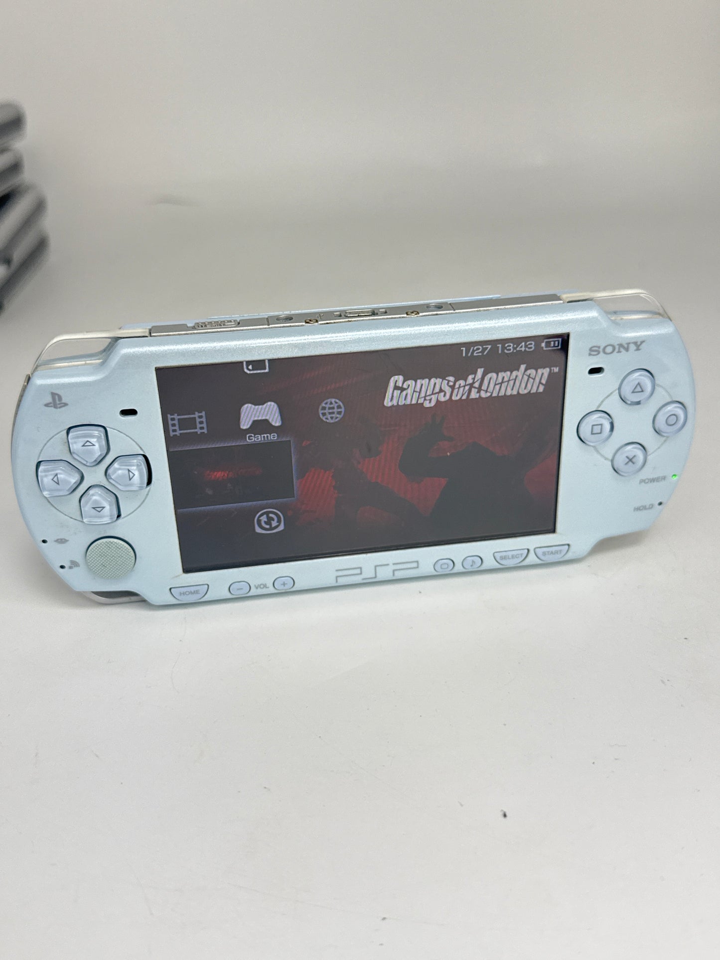 Sony PSP-2000 Blue Console #293 w/2400mAh Battery No Charger