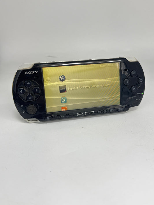 Sony PSP-3000 Piano Black Console #303 No Battery or Lid No Charger BAD UMD AS IS