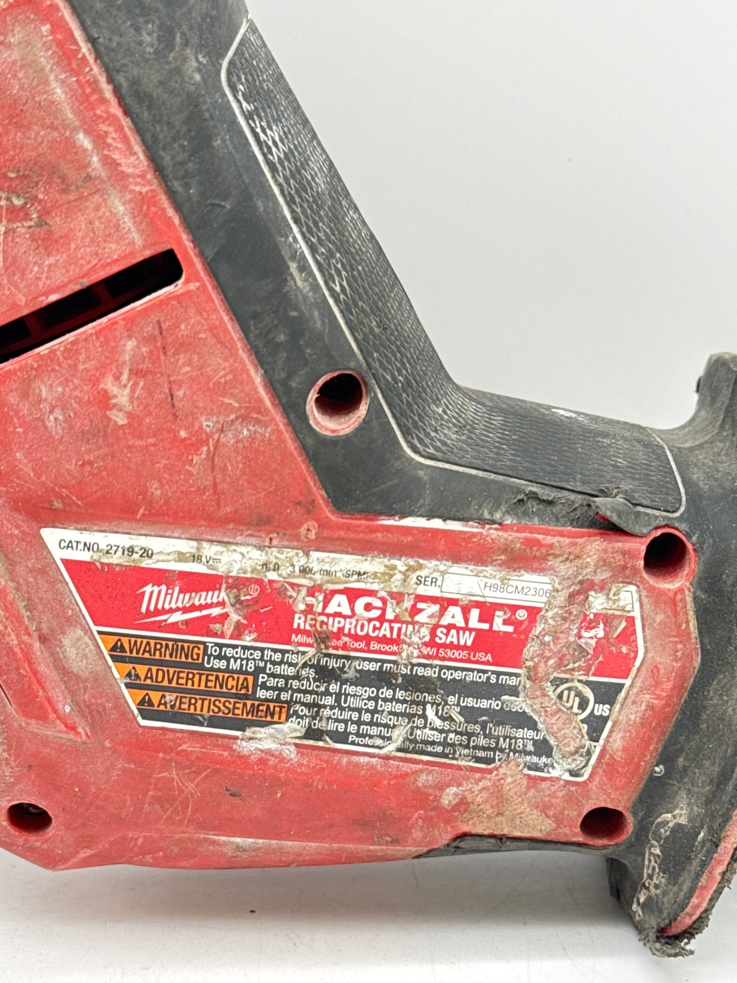 Milwaukee M18 FUEL Hackzall 2719-20 Recip Saw W/Battery