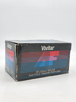 Vivitar 28-210mm f/3.5-5.6 Auto Focus Telephoto Zoom Lens for Canon