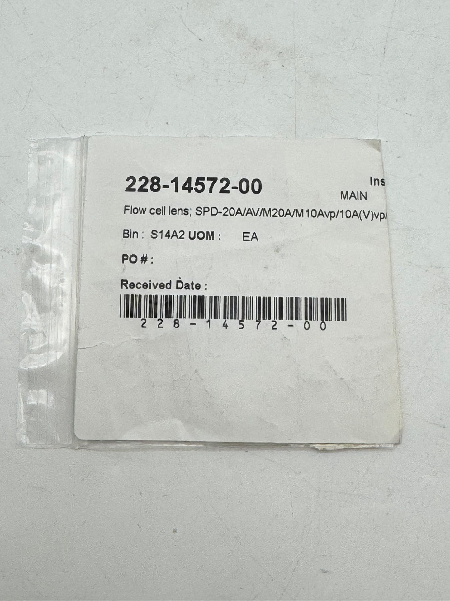 1PC New Shimadzu 228-14572-00 Flow Cell Lens