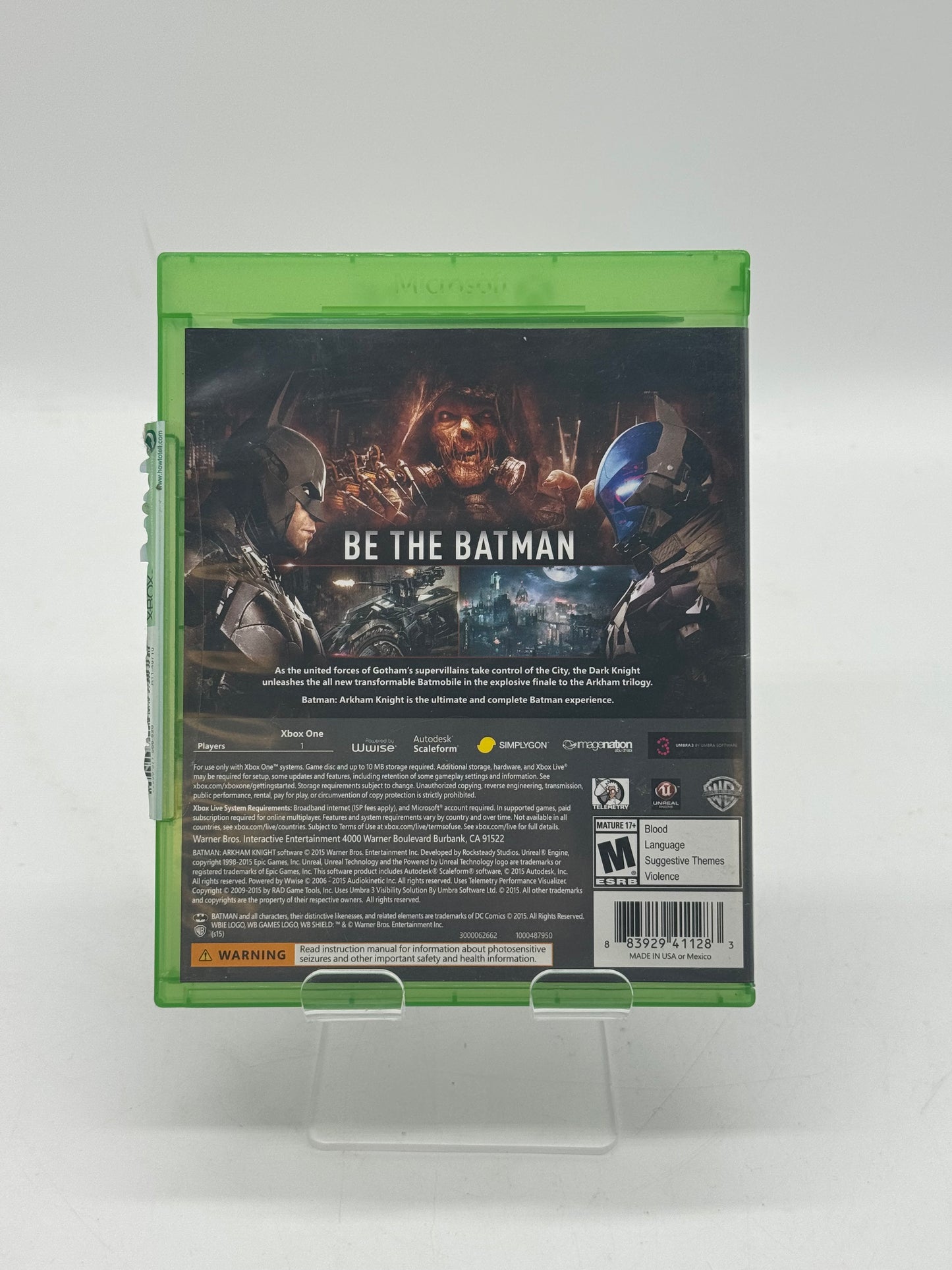Batman: Arkham Knight - Microsoft Xbox One / Xbox One S / Xbox One X / Xbox One Series S/X