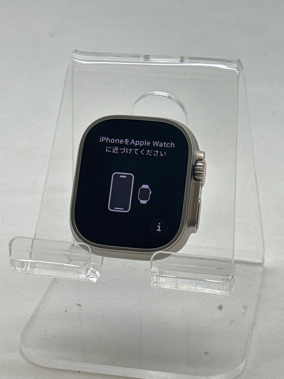 Unlocked Apple Watch Ultra 1st Gen A2622 49mm GPS + Cellular Natural Titanium