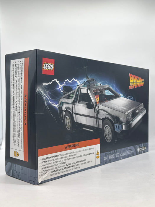 New LEGO 10300 Back to the Future Time Machine DeLorean ~ 1,872 Pcs ~ Complete