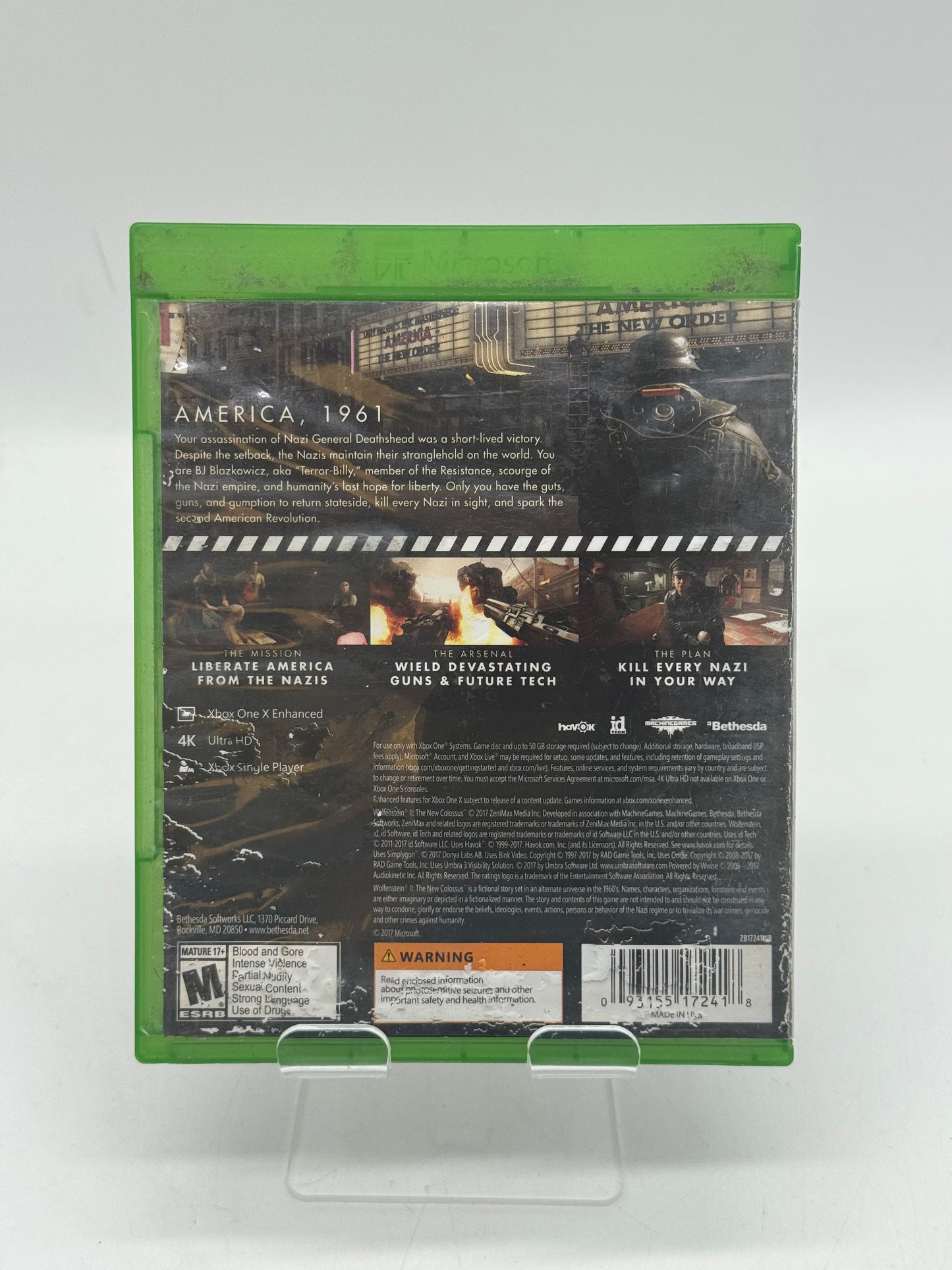 Wolfenstein II: The New Colossus - Xbox One / Xbox One S / Xbox One X / Xbox Series S/X