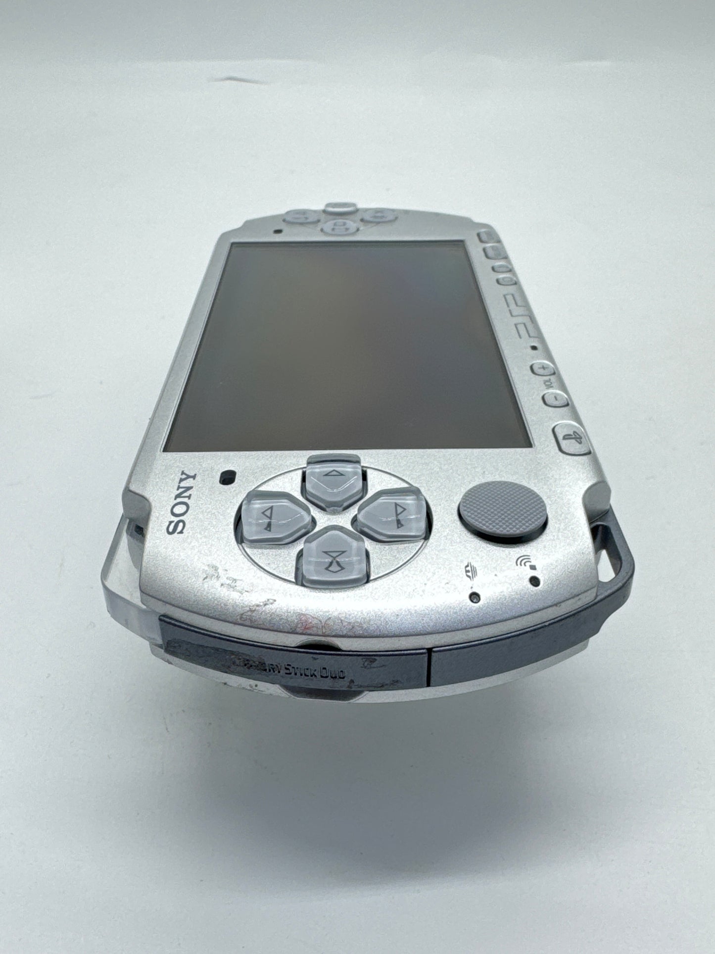 Sony PlayStation Portable PSP-3000 Mystic Silver Console w/ 2400mAh Battery #89