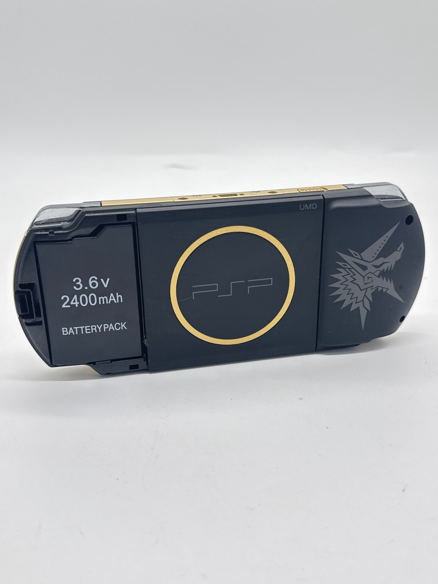 Sony PSP-3000 Monster Hunter Portable 3rd Hunters No Back Lid Bad Screen #276 Limited