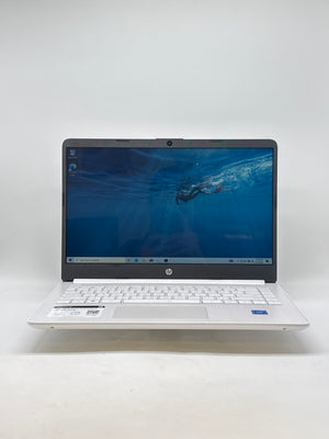HP 14-dq0052dx 14" Celeron N4120 16GB 64GB White Used #7