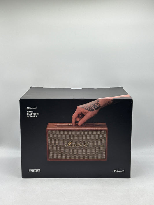 New Marshall Acton III Bluetooth Home Speaker - Brown